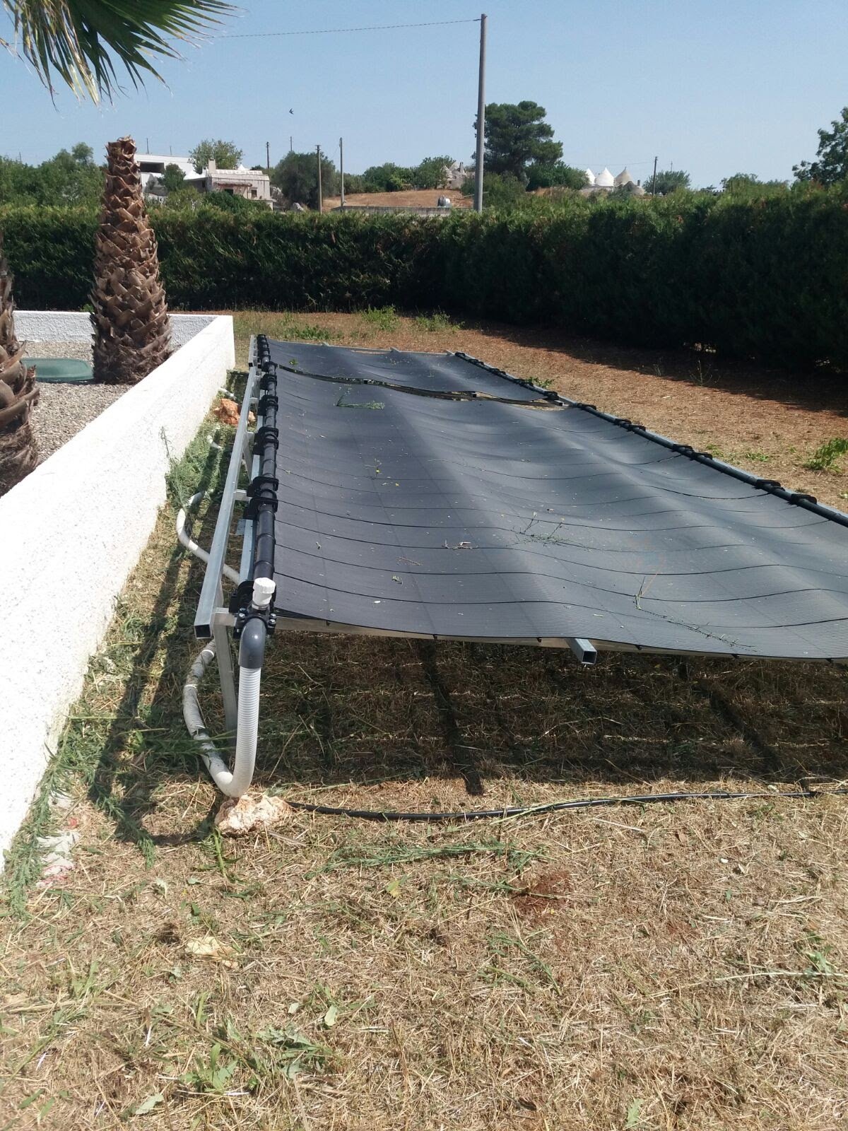 Swimming pool temperature, solar pannels 