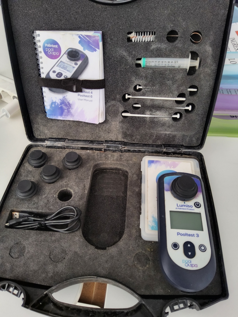 Box of tools for the digital water testing 